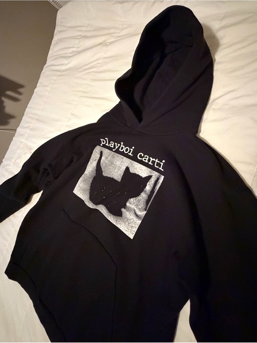 Playboi Carti Whole Lotta Red Cat Hoodie size L